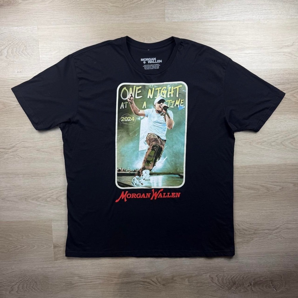 Official Morgan Wallen 2024 One Night At A Time Stadium Tour Tee 2XL